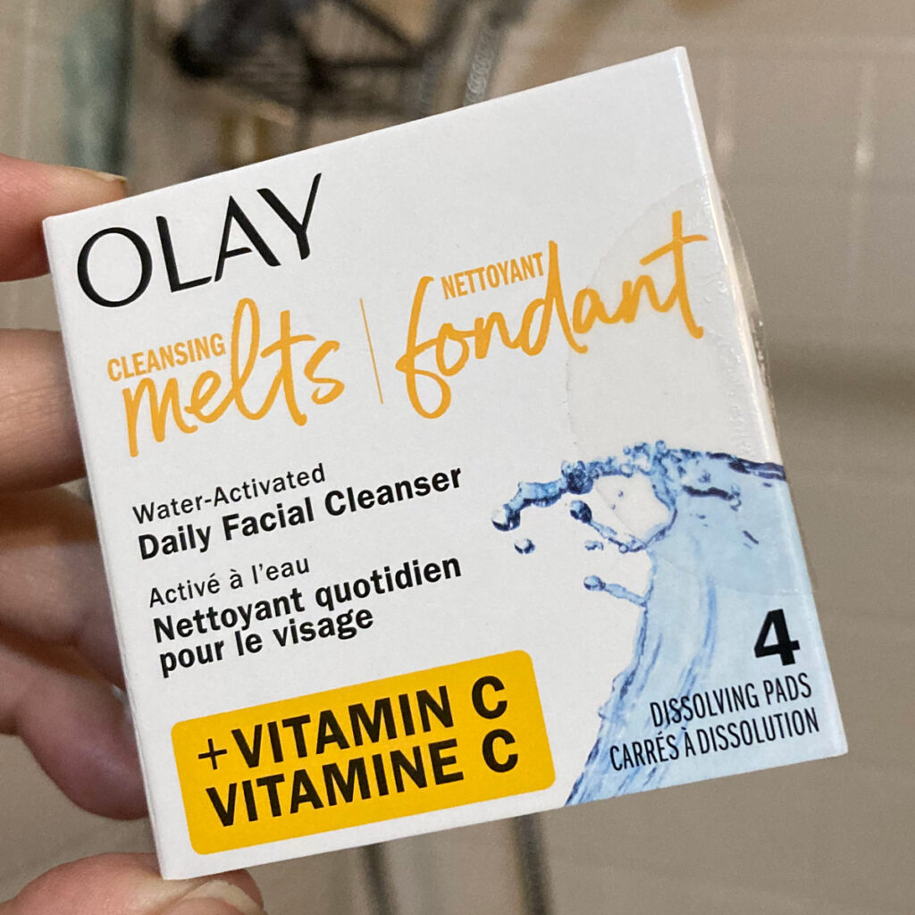 Review of Olay Cleansing Melts +Vitamin C Sample